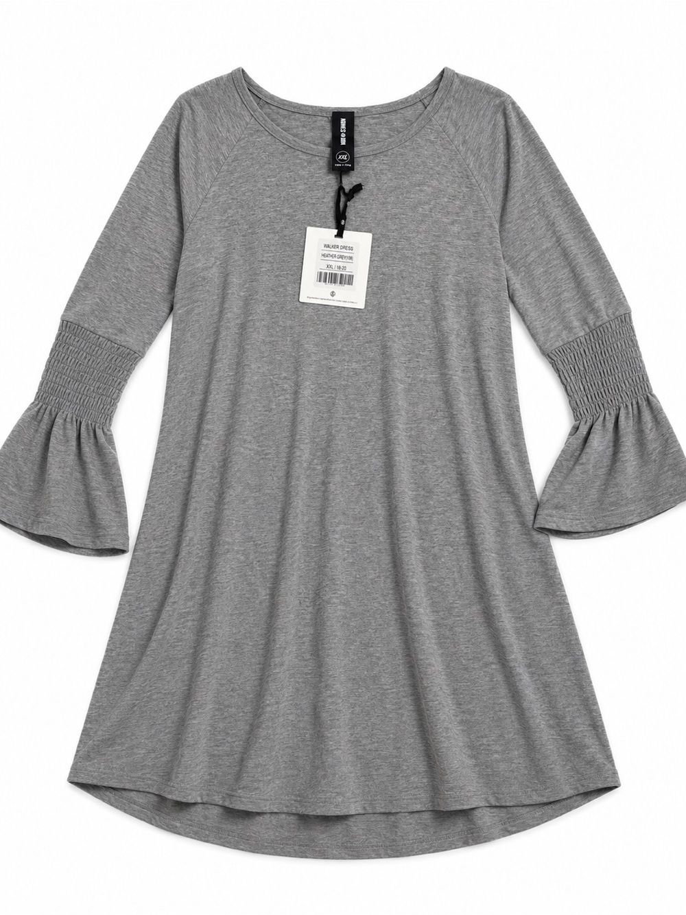 Agnes & Dora Walker Dress | Heather Gray | NWT | XXL (18–20)